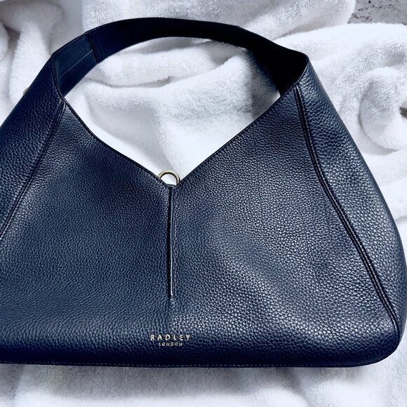 RADLEY LONDON Hillgate Place Large Open Top Shoulder bag. Ink color (dark navy) - Picture 5 of 10